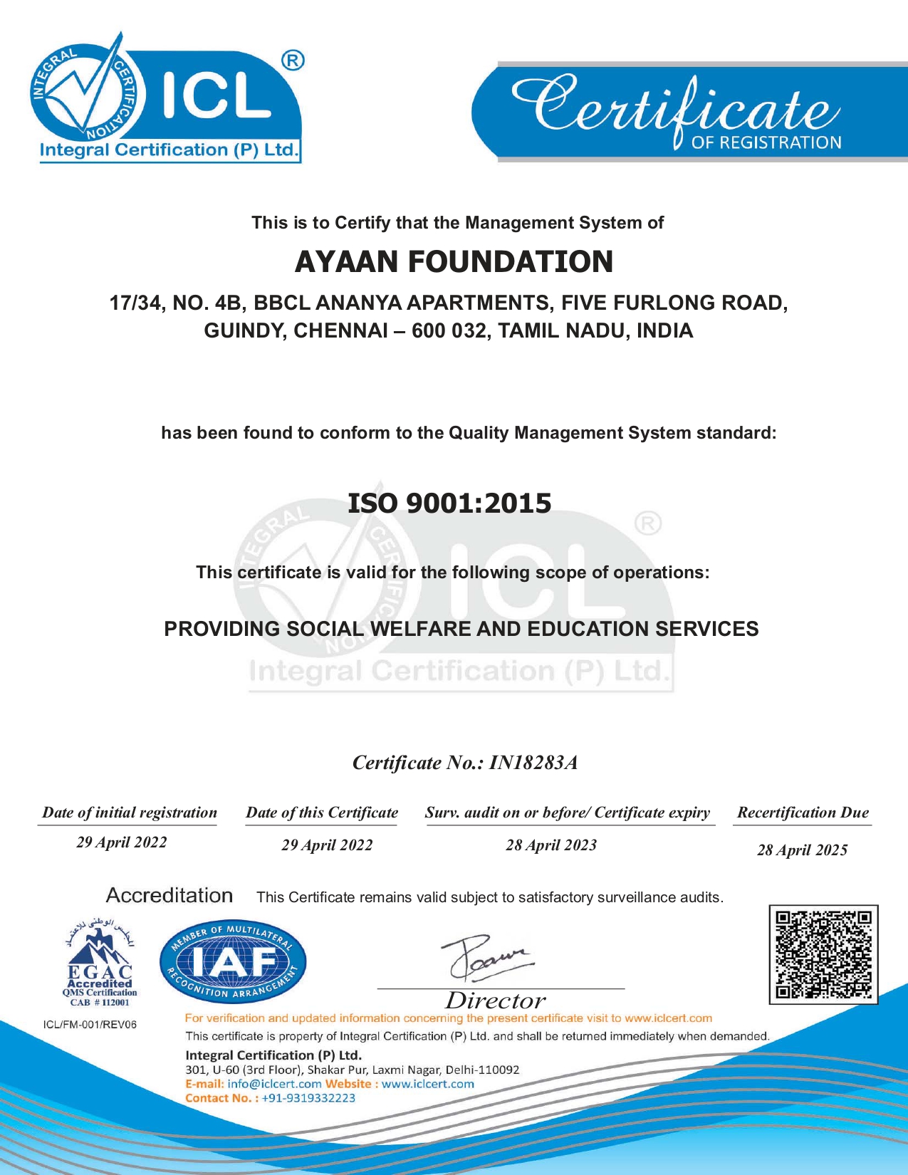 ISO Certified